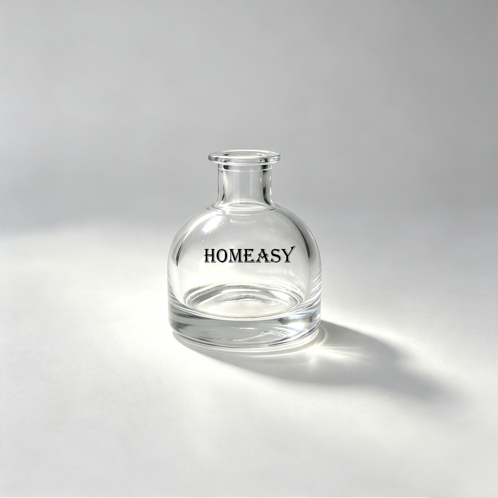 Home Fragrance Reed Diffuser Refill - Флакон-диффузор стеклянный полукруглый пустой 50 мл,