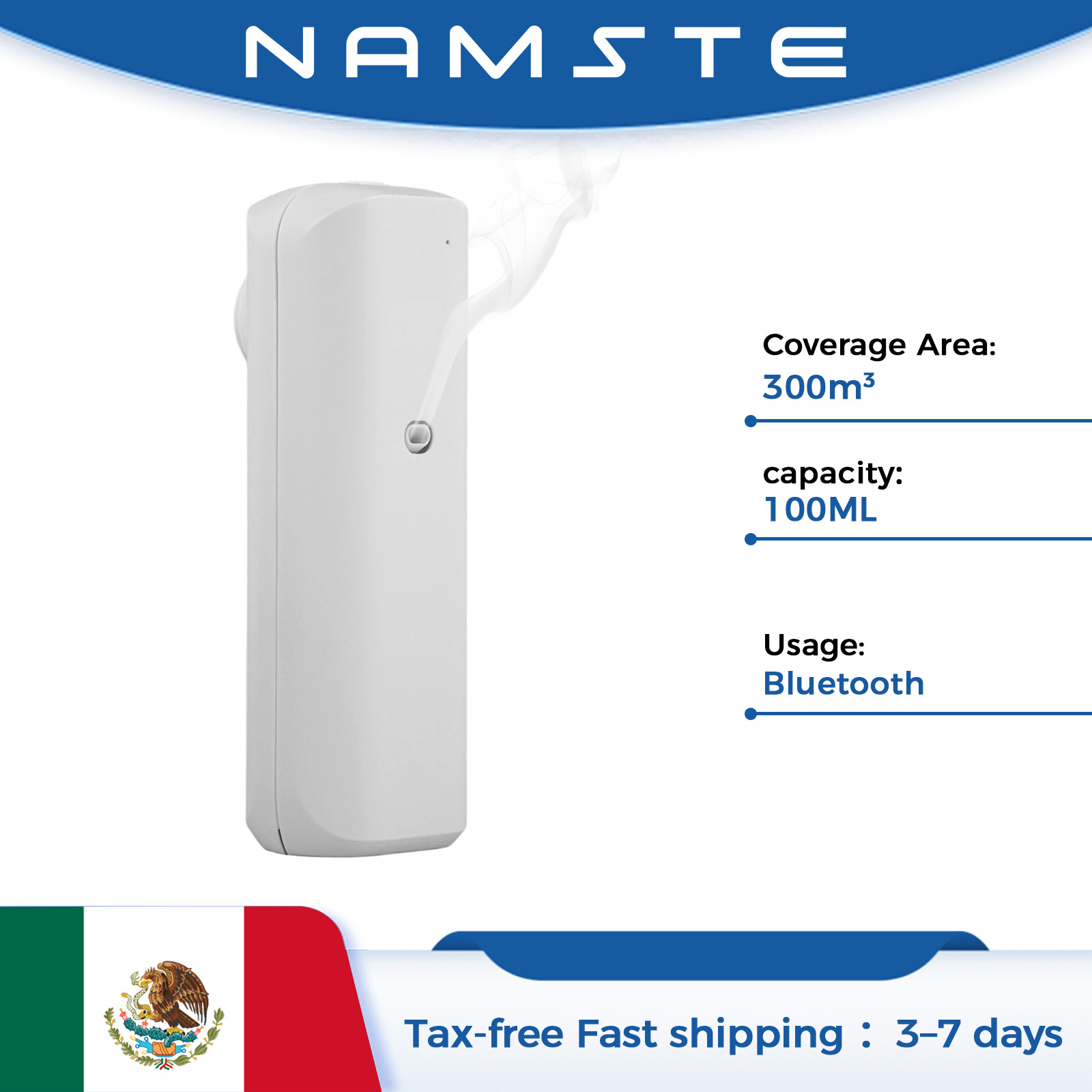 Home Fragrance Device - Аромадиффузор NAMSTE с Bluetooth, диффузор для