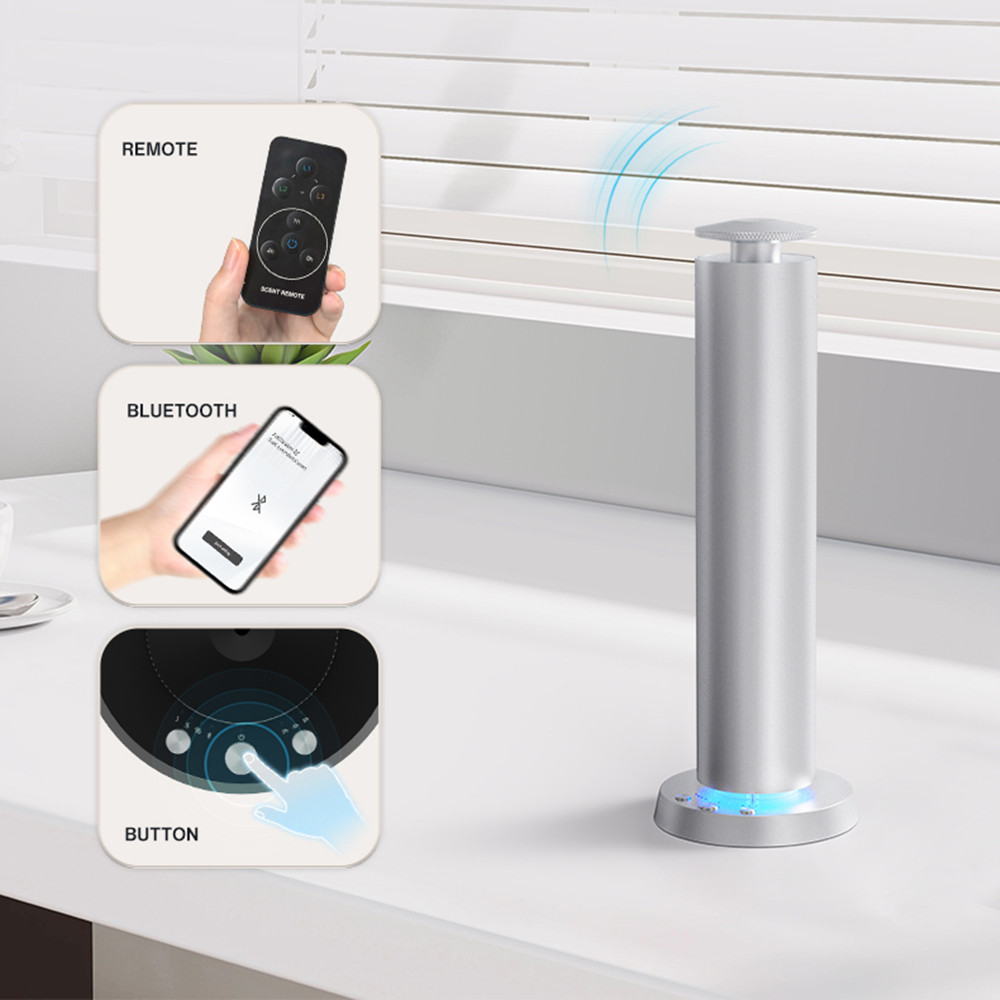 Home Fragrance Device - Аромадиффузор для дома с Bluetooth, металлический,