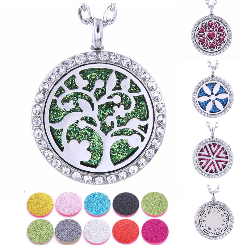 Diffuser Necklace Locket - Новое ароматерапевтическое ожерелье «Древо жизни» из