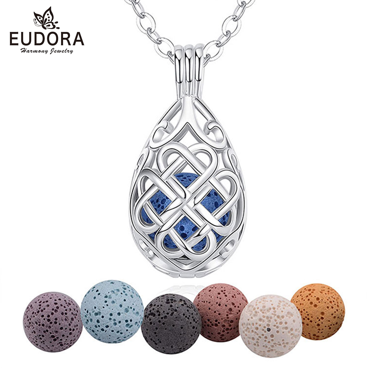 EUDORA Новый 12 мм ароматерапи – обзор и цена Diffuser Necklace Locket