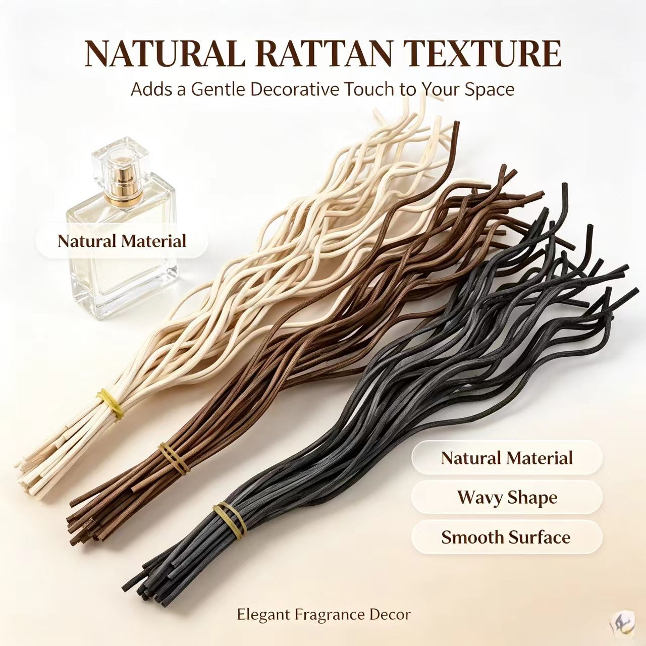 20 шт. длинных волнистых палоч – обзор и цена Home Fragrance Reed Diffuser Refill