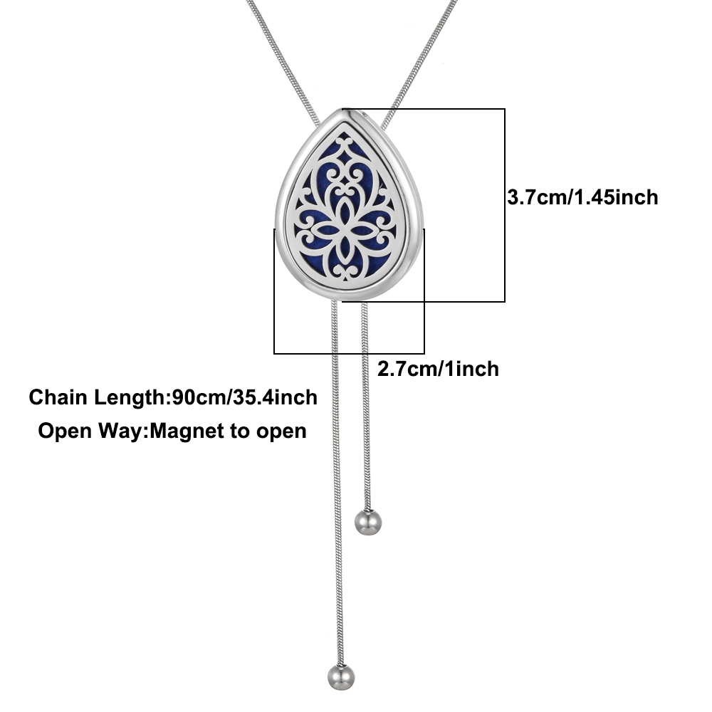 Женское ожерелье с каплями вод – обзор и цена Diffuser Necklace Locket