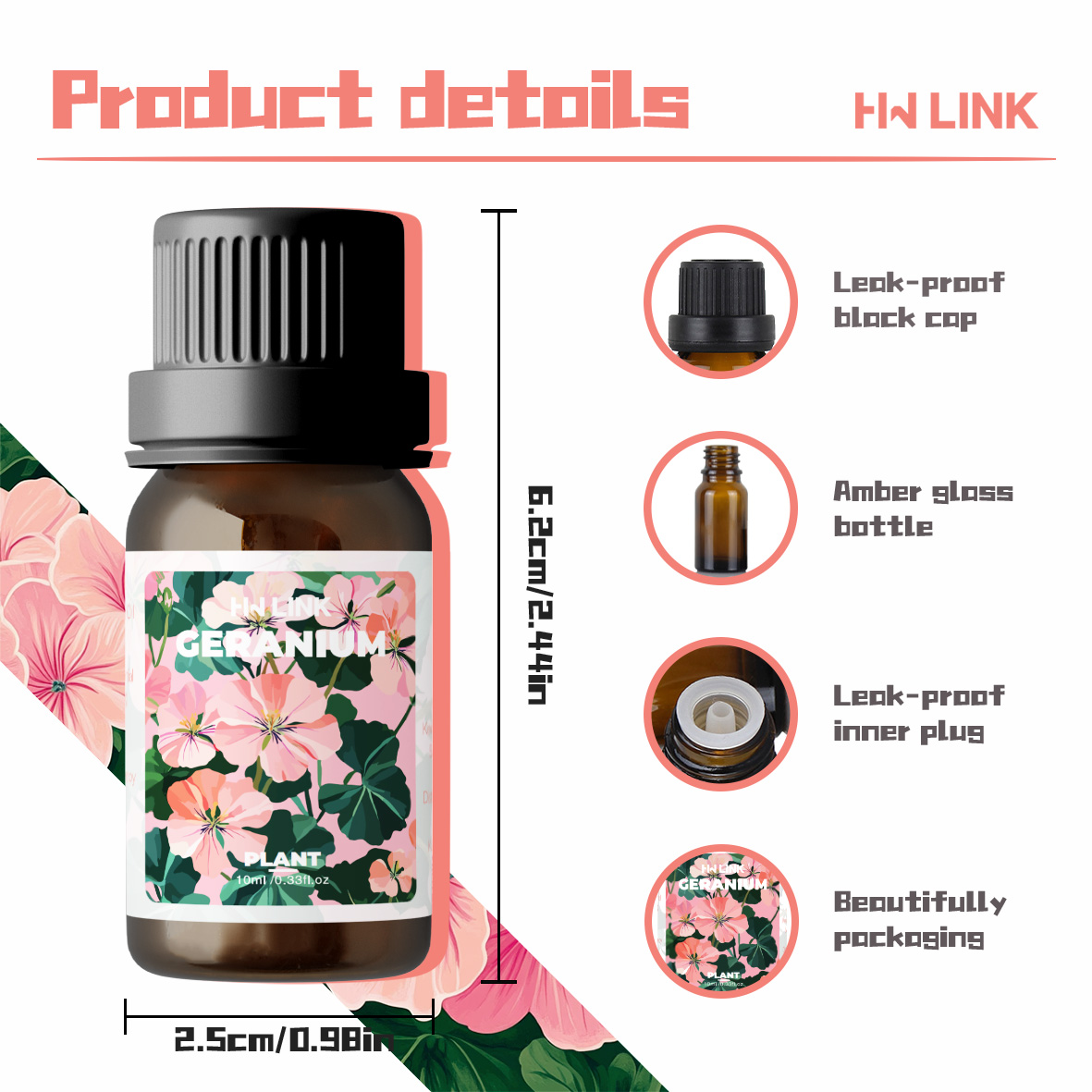 Эфирное масло герани 10 мл, 10 – обзор и цена Home Fragrance Gift